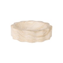 ESTIA ΔΙΑΚΟΣΜΗΤΙΚΟΣ ΔΙΣΚΟΣ CLAYRA ΚΕΡΑΜΙΚΟΣ 26.5x7cm IVORY