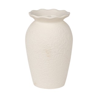 ESTIA ΒΑΖΟ ΤΥΠΟΥ ΑΜΦΟΡΕΑ CLAYRA ΚΕΡΑΜΙΚΟ 18.5cm OFF WHITE