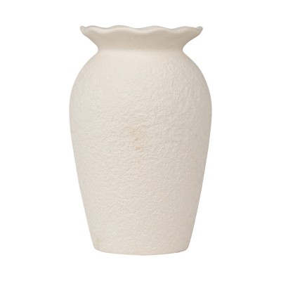 ESTIA ΒΑΖΟ ΤΥΠΟΥ ΑΜΦΟΡΕΑ CLAYRA ΚΕΡΑΜΙΚΟ 18.5cm OFF WHITE