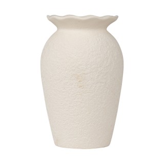 ESTIA ΒΑΖΟ ΤΥΠΟΥ ΑΜΦΟΡΕΑ CLAYRA ΚΕΡΑΜΙΚΟ 18.5cm OFF WHITE