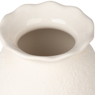 ESTIA ΒΑΖΟ ΤΥΠΟΥ ΑΜΦΟΡΕΑ CLAYRA ΚΕΡΑΜΙΚΟ 18.5cm OFF WHITE