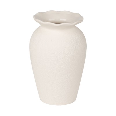 ESTIA ΒΑΖΟ ΤΥΠΟΥ ΑΜΦΟΡΕΑ CLAYRA ΚΕΡΑΜΙΚΟ 22.6cm OFF WHITE