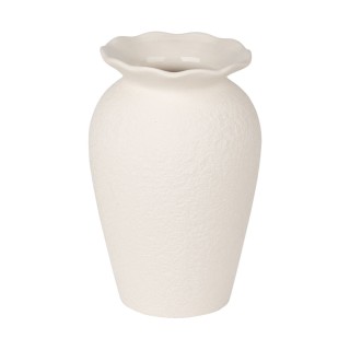 ESTIA ΒΑΖΟ ΤΥΠΟΥ ΑΜΦΟΡΕΑ CLAYRA ΚΕΡΑΜΙΚΟ 22.6cm OFF WHITE