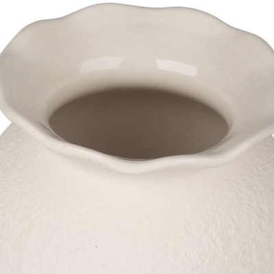 ESTIA ΒΑΖΟ ΤΥΠΟΥ ΑΜΦΟΡΕΑ CLAYRA ΚΕΡΑΜΙΚΟ 22.6cm OFF WHITE