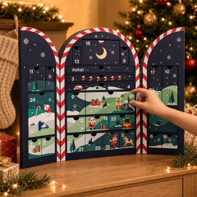 I-Total XMAS Advent Calentar Ημερολόγιο Χριστουγέννων 35Χ47cm XL3497