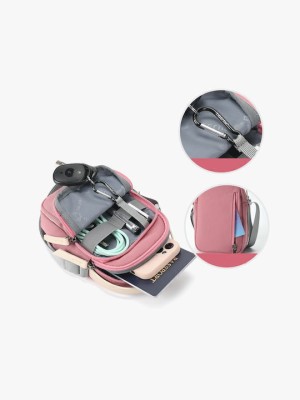 Tigernu T-S8810 Γυναικεία Τσάντα Χιαστί Rose Red