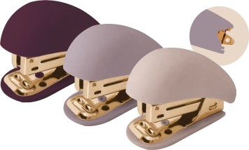 interDRUK Satin Gold Συρραπτικό Χειρός με Δυνατότητα Συρραφής έως 15 Φύλλα Mini (Διάφορα Χρώματα) 111296054