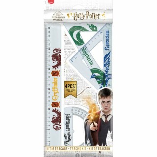 Maped Σετ 4 Γεωμετρικά Όργανα Πλαστικά Διάφανα Harry Potter 981765