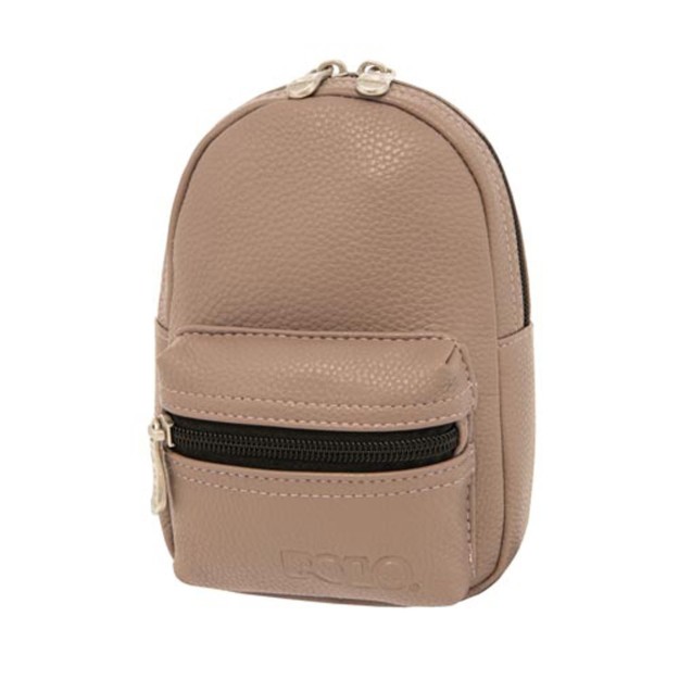 Polo 2Mini Τσάντα Πλάτης Δερματίνη σε Μπεζ χρώμα 9-07-052-7401