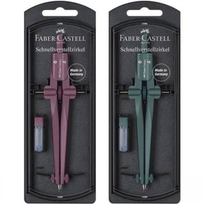 Faber-Castell Διαβήτης Stream με Ροδέλα σε Κουτί (Διάφορα Χρώματα) 174553