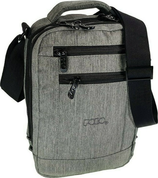 Polo Skyforce Large Ανδρική Τσάντα Ώμου / Χιαστί σε Γκρι χρώμα 9-07-145-08