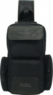 Polo Cross Ανδρική Τσάντα Στήθους σε Μαύρο χρώμα 9-07-962-02