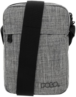 Polo Wave Ανδρική Τσάντα Ώμου / Χιαστί Γκρι 9-07-101-2100