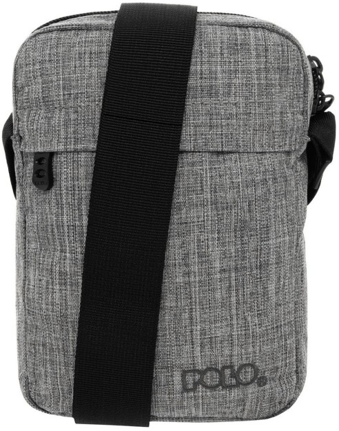 Polo Wave Ανδρική Τσάντα Ώμου / Χιαστί Γκρι 9-07-101-2100