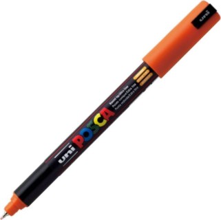 Posca Μαρκαδόρος Σχεδίου 0.7mm Πορτοκαλί PC-1MR/4