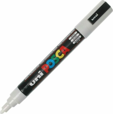 Posca Μαρκαδόρος Σχεδίου 2.5mm Λευκός PC-5M/1