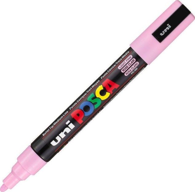 Posca Μαρκαδόρος Σχεδίου 2.5mm Light Pink PC-5M/51
