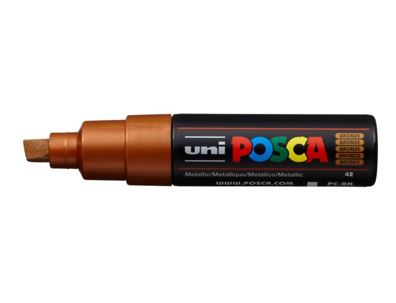 Posca PC-8K Ανεξίτηλος Μαρκαδόρος 8mm Bronze PC-8K/42