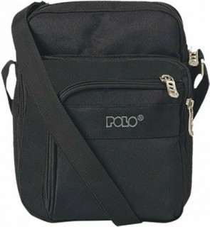 Polo Strike Large Ανδρική Τσάντα Ώμου / Χιαστί σε Μαύρο χρώμα 9-07-008-2002