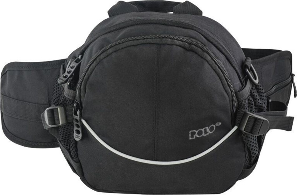 Polo Active Ανδρικό Υφασμάτινο Τσαντάκι Μέσης Μαύρο 9-08-025-2000