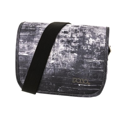 Polo Posh Τσάντα Ώμου σε Μαύρο/Άσπρο χρώμα 9-07-042-8113