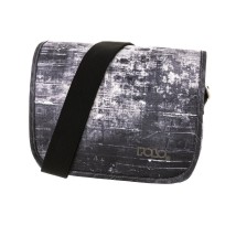 Polo Posh Τσάντα Ώμου σε Μαύρο/Άσπρο χρώμα 9-07-042-8113