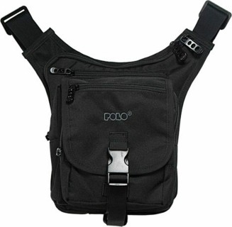 Polo Shoulder Gun Τσαντάκι Ώμου σε Μαύρο χρώμα 9-08-104-02