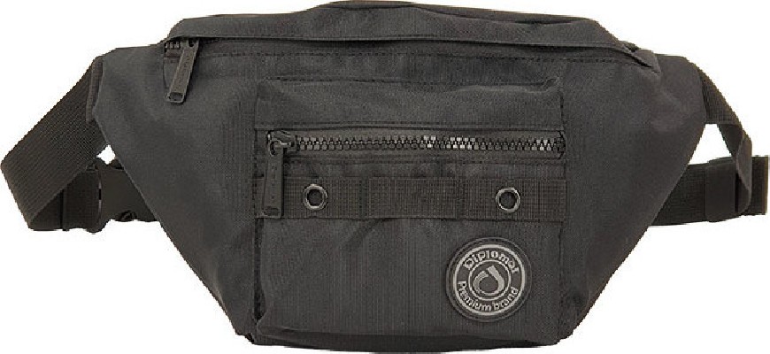 Diplomat BR41 Ανδρικό Τσαντάκι Μέσης Μαύρο