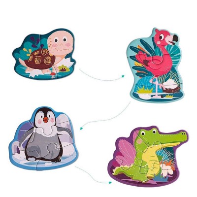 Παιδικό Puzzle Αβγό με Ζωάκια 14pcs για 2+ Ετών 460071 Top Bright