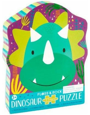 Παιδικό Puzzle Δεινόσαυροι 12pcs για 3+ Ετών 41P3663 Floss & Rock