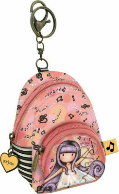 Santoro Little Dancer Παιδικό Πορτοφόλι Κερμάτων με Φερμουάρ & Μπρελόκ για Κορίτσι Ροζ 929GJ06