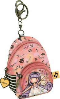 Santoro Little Dancer Παιδικό Πορτοφόλι Κερμάτων με Φερμουάρ & Μπρελόκ για Κορίτσι Ροζ 929GJ06