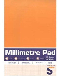 Skag Overlap Μπλοκ Σημειώσεων 50 Φύλλων Α4 Μιλιμετρέ 149006