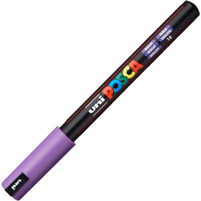 Posca PC-1MR Μαρκαδόρος Σχεδίου 0.7mm Μωβ PC-1MR/12