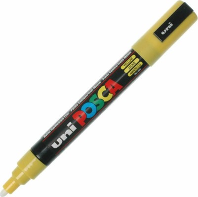 Posca Μαρκαδόρος Σχεδίου 2.5mm Κίτρινος PC-5M/2