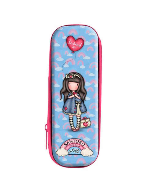 Santoro Be Kind to Yourself Κασετίνα Μεταλλική με 1 Θήκη σε Γαλάζιο χρώμα 1τμχ 792GJ17