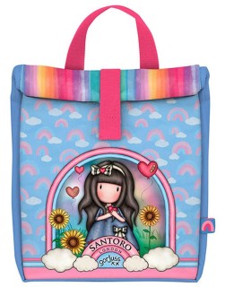 Santoro Be Kind To Yourself Τσαντάκι Φαγητού Χειρός 1203GJ04 Γαλάζιο