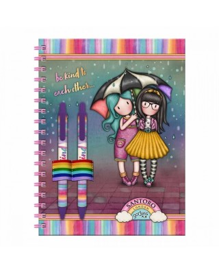 Santoro Gorjuss Σημειωματάριο Σπιράλ με Θήκη για Στυλό 210300