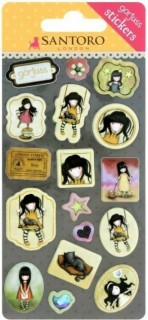 Santoro Aυτοκόλλητα Pack Ruby για Παιδιά 3+ Ετών 680GJ01