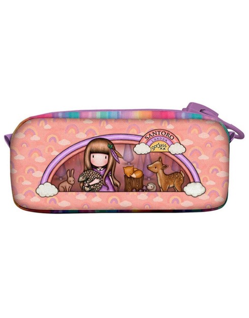 Santoro Gorjuss Fairground Be Kind To All Creatures Κασετίνα Βαρελάκι με 1 Θήκη Πολύχρωμη 1τμχ 1127GJ05