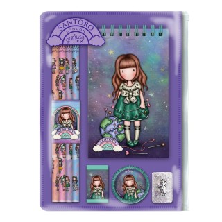 Santoro Be Kind To Our Planet Παιδικό Σετ Γραφικής Ύλης με Μολύβι, Ξύστρα, Γόμα και Σημειωματάριο 1038GJ15