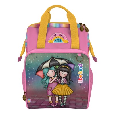 Santoro Gorjuss Be Kind To Each Other Σχολική Τσάντα Πλάτης Δημοτικού Πολύχρωμη 1199GJ01