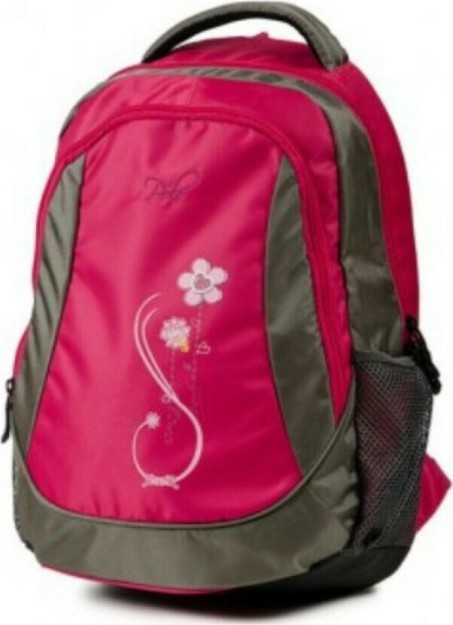 Polo Bella Σχολική Τσάντα Πλάτης Γυμνασίου - Λυκείου σε Φούξια χρώμα 9-01-162-19