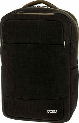 Polo Zenith Υφασμάτινο Σακίδιο Πλάτης με Θύρα USB Μαύρο 18lt 9-02-036-2100