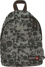 Lyc Sac Drizzle Laces Σχολική Τσάντα Πλάτης Νηπιαγωγείου σε Γκρι χρώμα Μ23 x Π15 x Υ33cm 17673