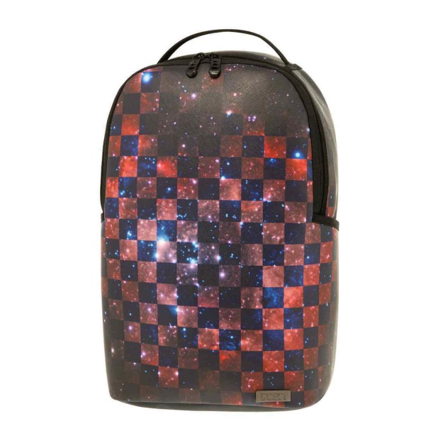 Polo Stream Σχολική Τσάντα Πλάτης Γυμνασίου-Λυκείου Κόκκινο/Μπλε 9-01-037-8207