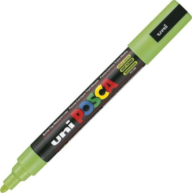 Posca PC-5M Μαρκαδόρος Σχεδίου 2.5mm Apple Green PC-5M/72