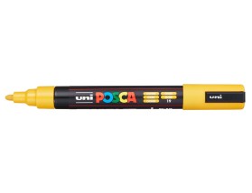 Uni-Ball PC-5M/19 Ανεξίτηλος Μαρκαδόρος Κίτρινος