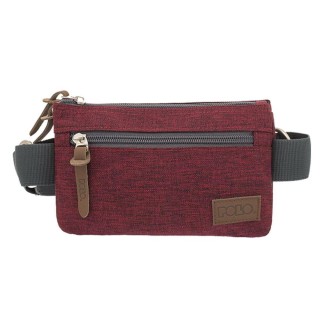 Polo Lady Γυναικείο Τσαντάκι Μέσης Μπορντό 9-08-110-3300