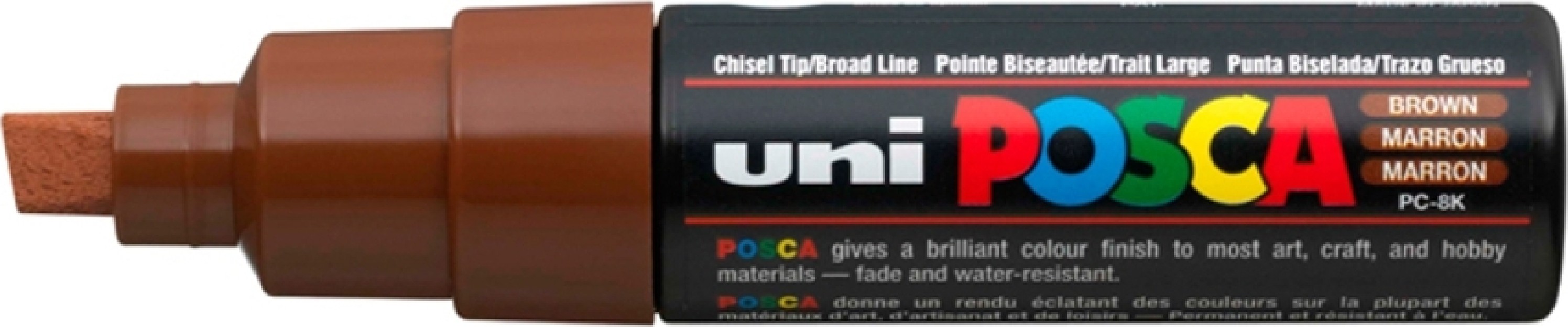 Posca PC-8K Ανεξίτηλος Μαρκαδόρος 8mm Καφέ PC-8K/21